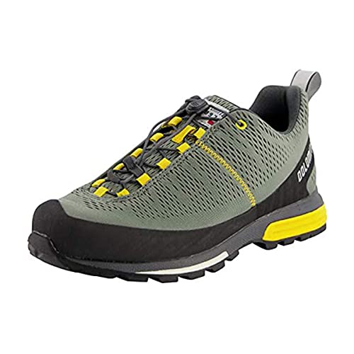 Dolomite Zapato Diagonal Air, Zapatillas Unisex Adulto, Silver Green/Sulphur Yellow, 39.5 EU