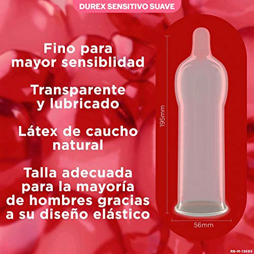 Durex Pack Preservativos Sensitivo Suave + Sensitivo Contacto Total + Real Feel Sin Latex - 39 condones