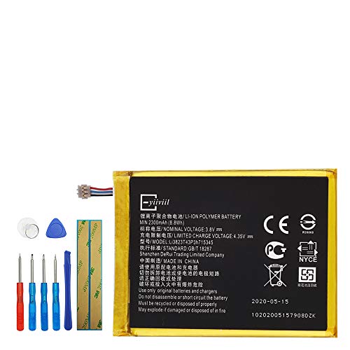 E-YIIVIIL Batería de repuesto Li3823T43P3h715345 compatible con ZTE Grand S Flex con kit de herramientas