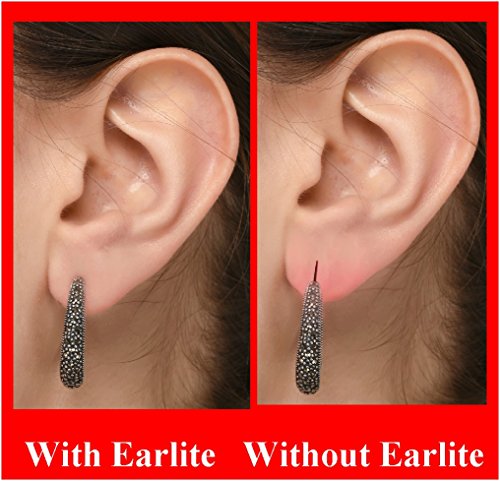 EarLite - Parches invisibles para pendientes, 60 unidades