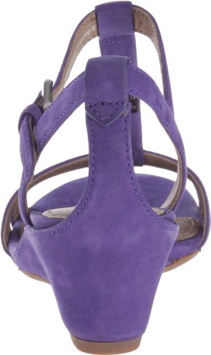 Ecco Rivas 45 Heeled sandalias de la mujer, color Azul, talla 35.00