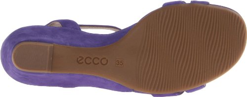 Ecco Rivas 45 Heeled sandalias de la mujer, color Azul, talla 35.00