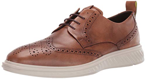 ECCO ST.1HYBRIDLITE, Zapatos de Cordones Brogue Hombre, Marrón (Amber 1112), 45 EU