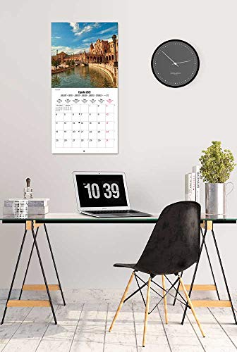 ERIK - Calendario de pared 2021 España, 30x30 cm