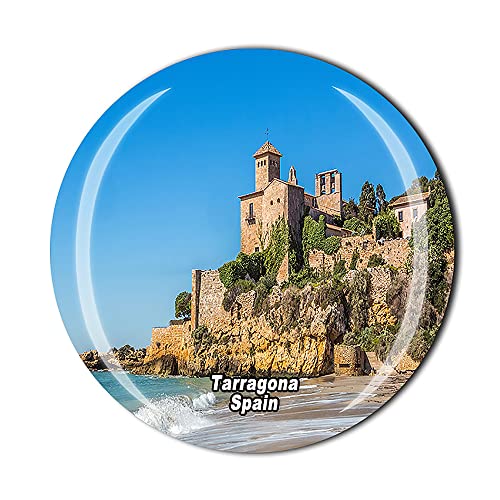 España Tarragona 3D nevera imán cristal cristal turístico viaje recuerdo colección regalo cocina decoración del hogar etiqueta magnética