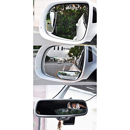 Espejo de Punto Ciego Ciego espejos, espejo del punto de ayuda al aparcamiento, compatible con retrovisores sin ángulo muerto Ford Everest, rotación de 360 ​​° La eliminación de puntos ciegos, de 2 pa