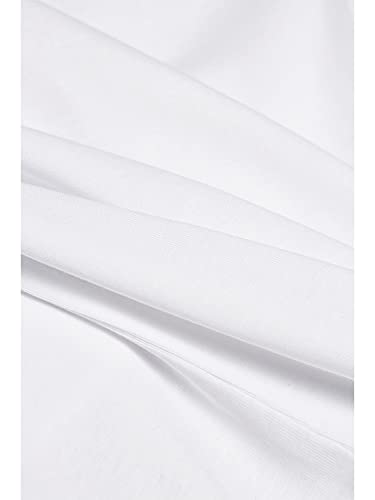 Esprit Basic Round Neck 991EE1K337, Camiseta de Manga Larga Mujer, White 100, L