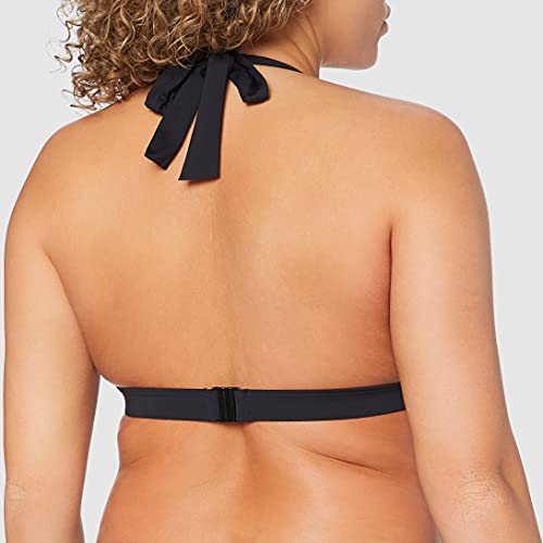 Esprit Moonrise Beach Ay Padded Haltern. Parte de Arriba de Bikini, Negro (Black 001), 42D (Talla del Fabricante: 40 D) para Mujer