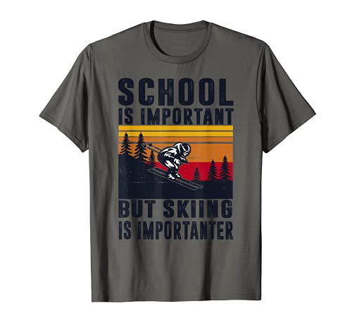 Esquí es importante Deporte de invierno Downhill Freestyle Ski Camiseta