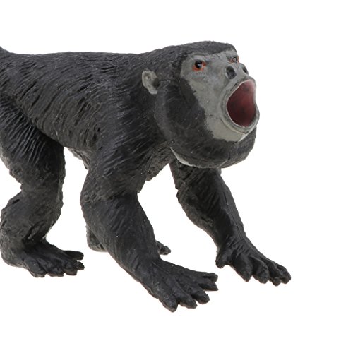 F Fityle Modelo de Animal Salvaje de Plástico de Acción Aullador Avestruz Galgo Araña Juguete Regalo - Mono aullador