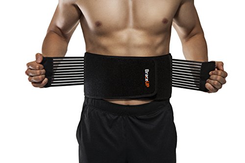 Faja Cinturón de BraceUP - Faja lumbar transpirable para espalda inferior, soporte para ciática, hernia de disco, escoliosis, alivio del dolor lumbar, para hombres y mujeres (S/M)