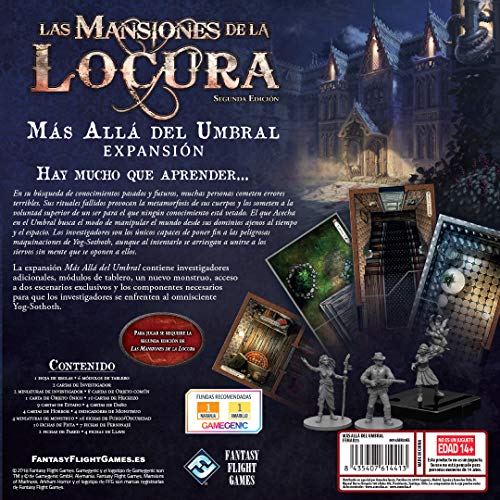 Fantasy Flight Games-Las Mansiones de la Locura: Más Allá del Umbral-Expansión-Español, Color (FFMAD23)