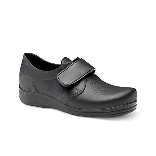 Feliz Caminar - Zapato Sanitario Flotantes Velcro Negro, 40
