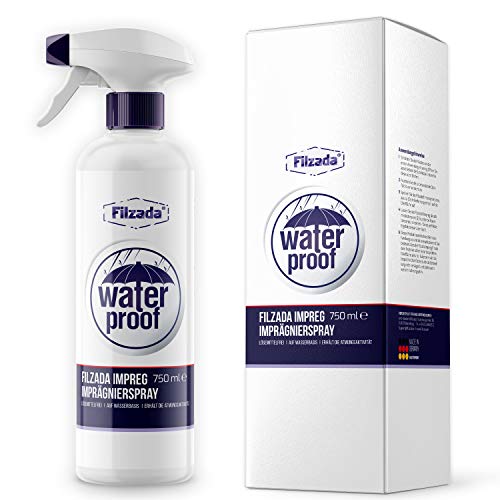 Filzada ® Spray impermeabilizante para tela, cuero, zapatos (zapatillas) – Nano Waterproof Spray – fuerte impregnación hidrófuga