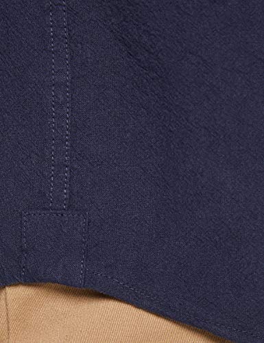 find. Camisa de Manga Corta de Algodón Hombre, azul (marino), M, Label: M