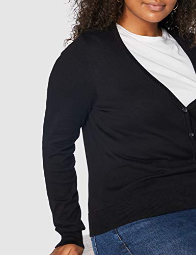 FIND Cotton V, chaqueta punto Mujer, Negro (Black B41110-35352), Small