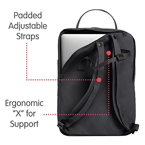 Fjallraven Kånken Laptop 15" Sports Backpack, Unisex Adulto, Super Grey, One Size