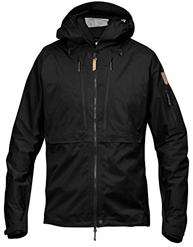 Fjallraven Keb Eco-Shell Jacket M Sport, Hombre, Black, L