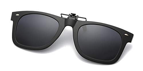 Flydo Polarizadas Clip en Gafas de Sol Marco Plástico con clip Unisex-Elegantes y cómodos Clips Gafas de sol miopes para exterior/conducción/pesca