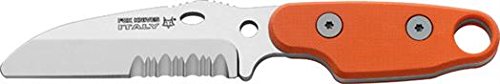 FOX COMPSO SMALL NECK KNIFE RESCUE ORANGE (FX-303 OR)