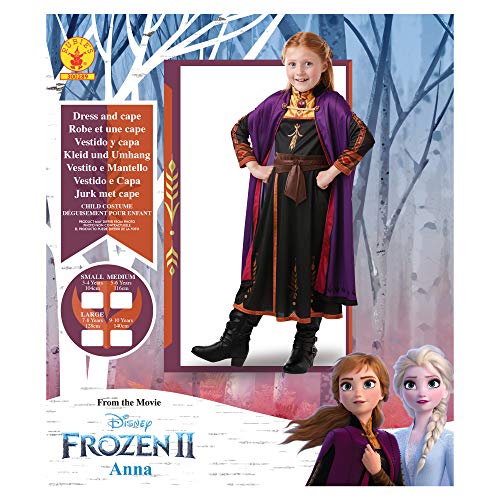 Frozen 2 Classic Disfraz Anna Travel, XL, Multicolor, (Rubie'S 300289-XL)