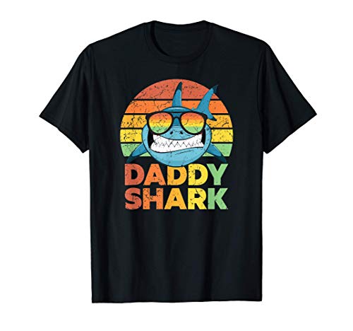 Funny Daddy Shark Camiseta
