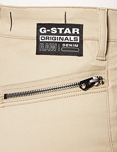 G-STAR RAW High Waist G-Shape Skinny Cargo Pantalones, Beige (Khaki C105-367), 30W x 30L para Mujer