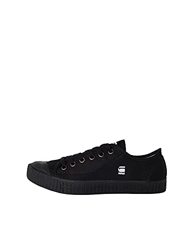 G-STAR RAW Rovulc Denim Low Sneakers, Zapatillas Mujer, Negro (Black (Black 990) 990), 40 EU