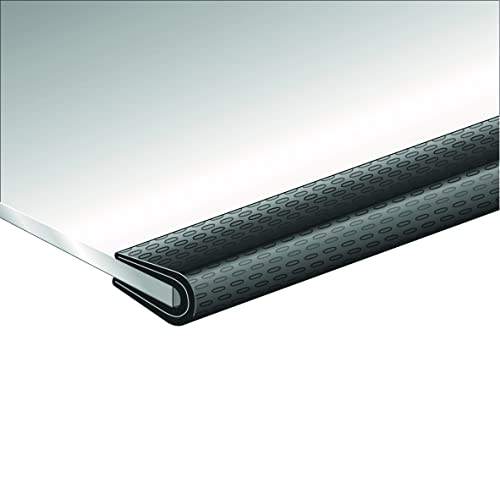 GAH-Alberts 426859 - Perfil protector de bordes (PVC blando, 1500 x 10 x 7 mm), color negro