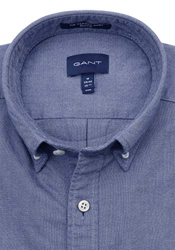GANT The Oxford Shirt Reg BD Camisa, Azul (Persian Blue 423), X-Large para Hombre