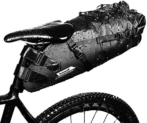 GARDOM Bolsa de Sillín Bici 1.5L /10L - Bolsa Bicicleta Impermeable Ajustable para Ciclismo | MTB | Bici Carretera (10L)