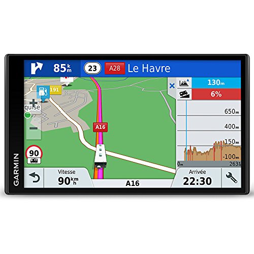 Garmin 770 LMT-D-Navegador GPS con mapas de por Vida y tráfico (Pantalla de 7", Mapa Europa Completo) Color Negro