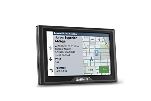 Garmin Sistema de navegación GPS Drive 51 USA+Can LMT-S con mapas de por Vida, tráfico en Vivo y estacionamiento en Vivo, alertas de Conductor, Acceso Directo, Datos de TripAdvisor y Foursquare