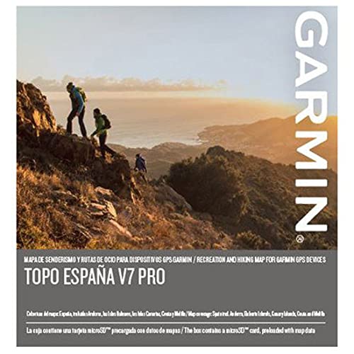 Garmin Topo Spain V7 Pro Micro Sd/sd Card One Size