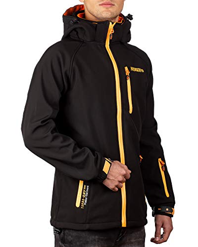 Geographical Norway Chaqueta softshell., Negro-01., L