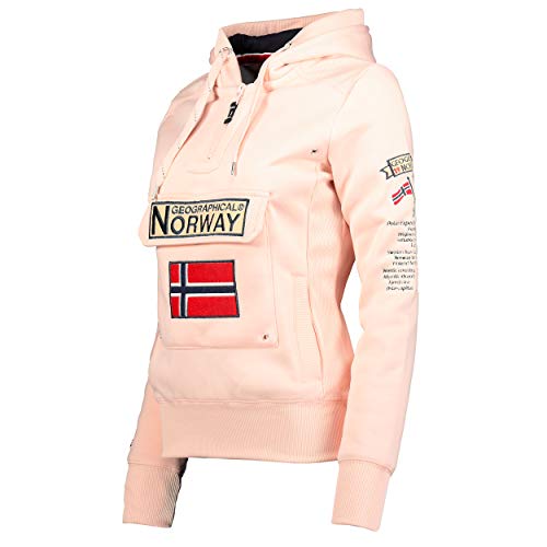 Geographical Norway - Sudadera DE Mujer GYMCLASS Rosa Claro L