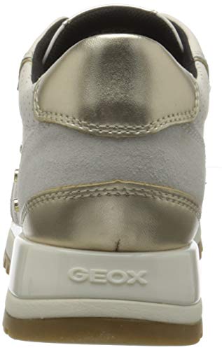 Geox D TABELYA A, Zapatillas Mujer, Color Blanco, 39 EU