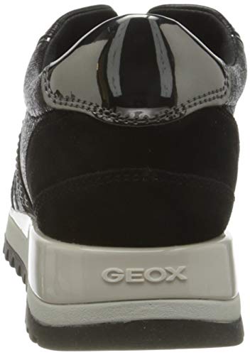 Geox D TABELYA A Zapatillas Mujer, Negro (Black), 39 EU