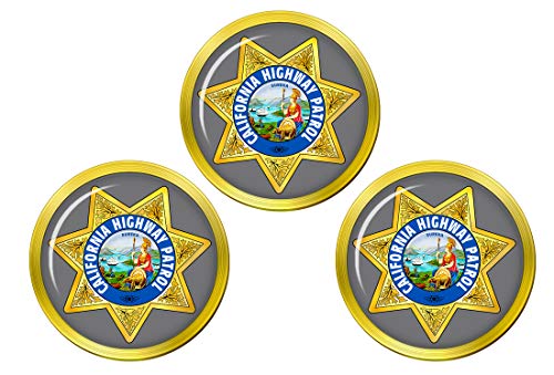 Giftshop UK Marcadores de pelotas de golf de California Highway Patrol