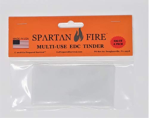 Go Prepared Survival Spartan Fire Multi-Use EDC Yesca - Hecho en los Estados Unidos.