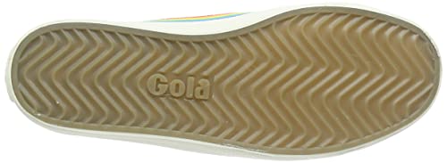 Gola Coaster Rainbow Drop, Zapatillas Mujer, Blanco Roto, 39 EU