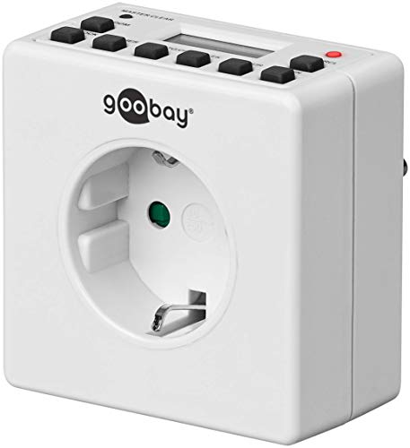 Goobay 93256 - Enchufe digital con temporizador para interiores