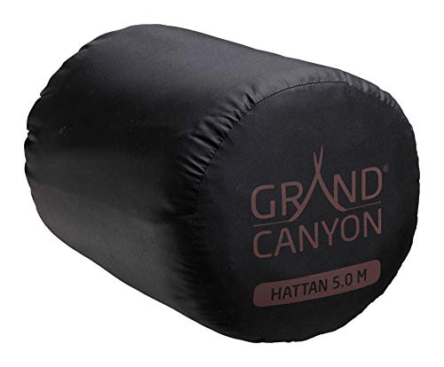 Grand Canyon Hattan 5.0 L - Estera de Camping autoinflable - 198x63x5.0cm - American Beauty (Rojo Burdeos)