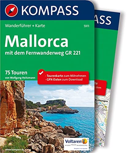 Guida escursionistica n. 5911. Mallorca. Con carta: Wanderführer mit Extra-Tourenkarte, 75 Touren, GPX-Daten zum Download.