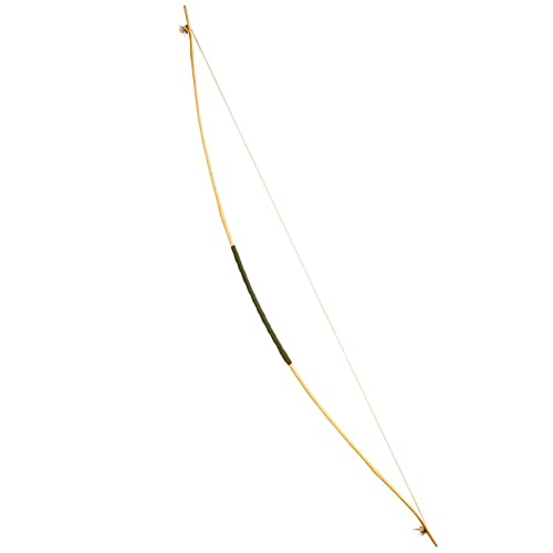 Guirca - Arco con Flechas de 104 cm, Arco de Madera con Cuerda para Disfraz de Indio con carcaj para Colgar y 3 Flechas con Ventosa, Fiestas, carnavales