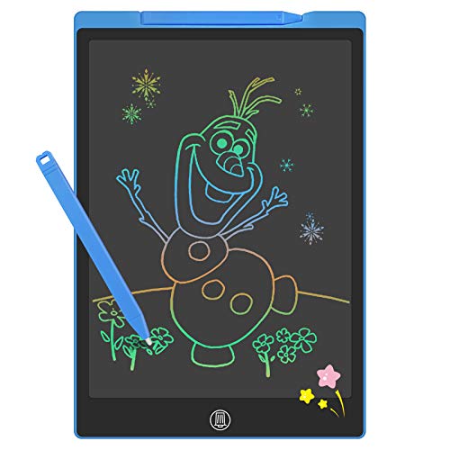 GUYUCOM Tableta de Escritura LCD de 12 Pulgadas,Pizarra Digital para Niños,Pizarra Magica de Líneas Brillantes y Coloridas para Niños, Excelentes Tablet para Dibujo Niños para Niños y Niñas