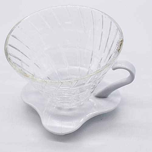 Hario Coffee Dripper V60 Size 02 White Glass [Kitchen] (japan import)