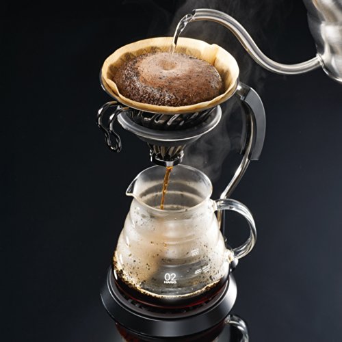 Hario Vintage Metal V60 Coffee Dripper 02 Size Pour Over (Silver)