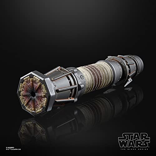 Hasbro Star Wars The Black Series - Rey Skywalker - Sable de luz Force FX Elite con Luces LED y Sonidos - Artículo de colección para Adultos - Artículo para Juego de rol