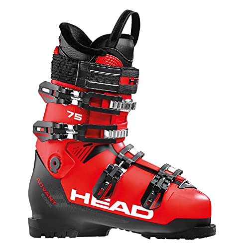 Head ADVANT Edge 75-Botas de esquí, Talla 27,5, Color Rojo y Negro, Adultos Unisex, 275